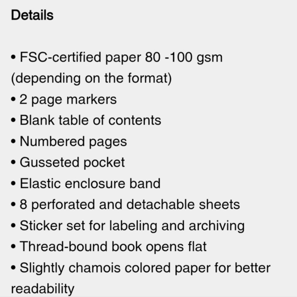 ❤️BUY 5 GET 3 FREE   Leuchtturm1917 Dotted Notebook Medium (A5), Retail $25.50US - Picture 3 of 12